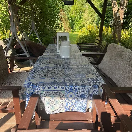 بيت للعطل Alte Kate Mit Bau-& Zirkuswagen Im Gartenidyll In Putbus Ot